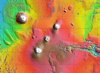 NASAのマーズ・オデッセイ、アルシア山火山の見事な画像を撮影 